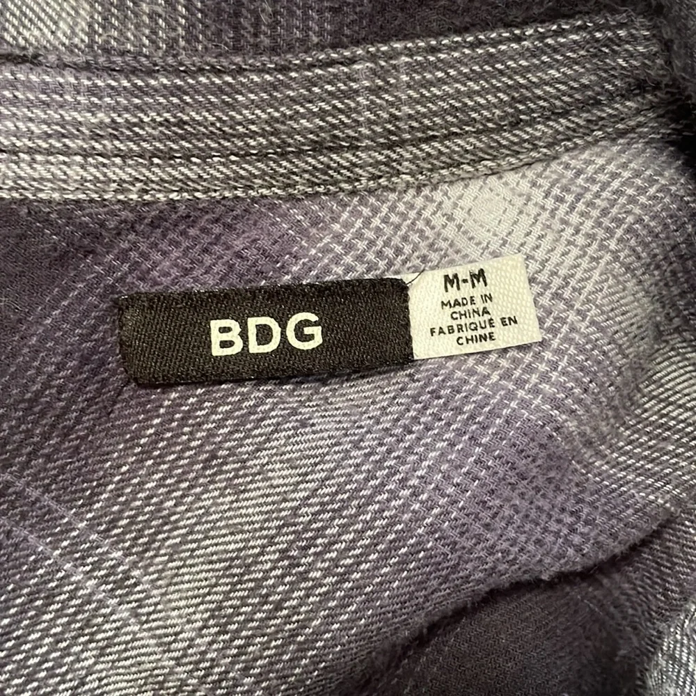 Urban Outfitters BDG Flannel in Navy Blue & White - Size: M - Picture 3 of 3